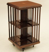 BURL WALNUT CROSSBANDED REVOLV