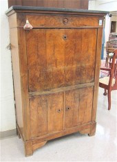 BURL WALNUT FALL-FRONT SECRETA