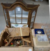 BURL WALNUT HANGING DISPLAY CA
