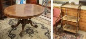 BURL WALNUT LOO TABLE AND WHAT