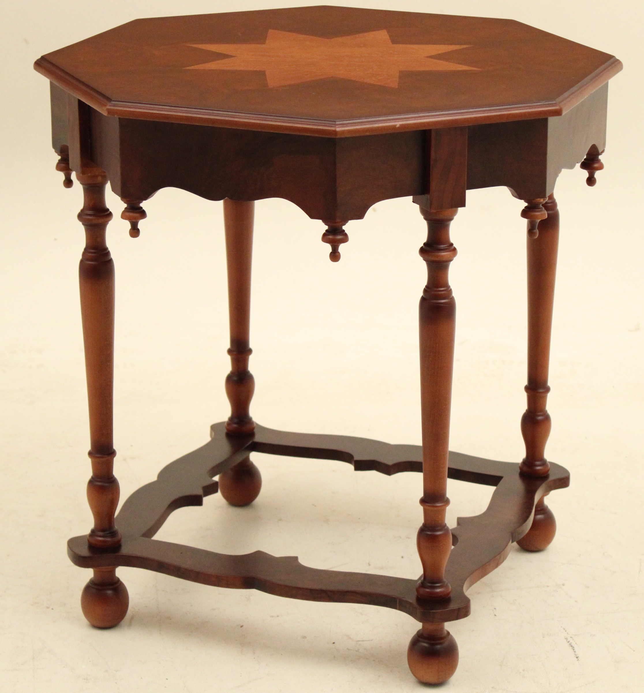 BURL WALNUT OCCASSIONAL TABLE