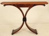 BURL WALNUT "X" FORM ENTRY ONE