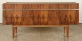 BURLED BOOKMATCHED WALNUT DRES