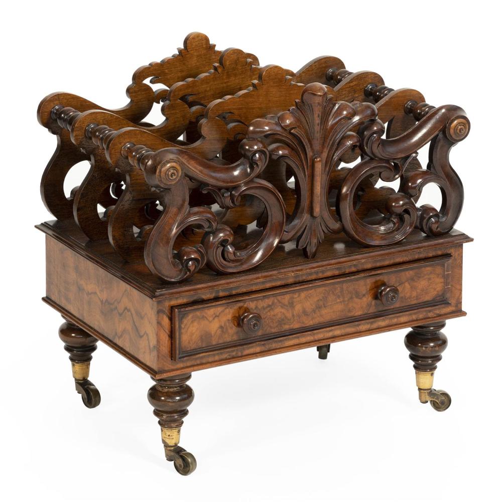 BURLED WALNUT VENEER CANTERBURY