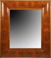 BURLED WALNUT WALL MIRRORwith