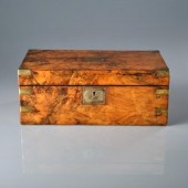 BURLED WALNUT WRITING BOXEngla
