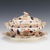 BURLEIGH WARE IMARI TUREEN AND