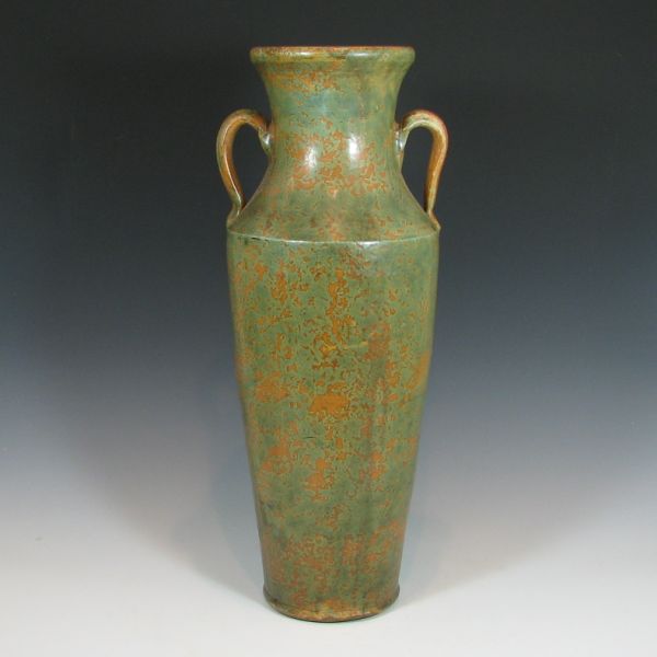 Burley Winter handled floor vase in