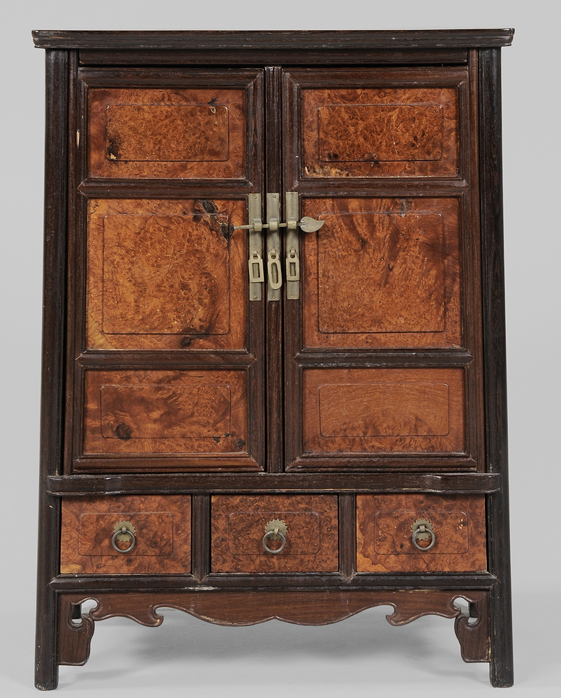 Burlwood and Rosewood Tabletop
