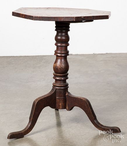 BURLWOOD CANDLESTAND, 18TH