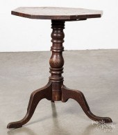 BURLWOOD CANDLESTAND, 18TH C.B