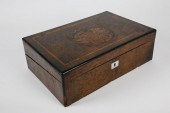 BURLWOOD LAP DESK WITH MULTI-W