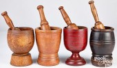 BURLWOOD MORTAR AND PESTLE, 18