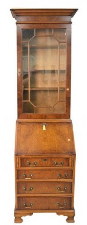 BURLWOOD SECRETARY DESK, HAVIN