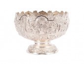 BURMA REPOUSSE FOOTED BOWLBURM