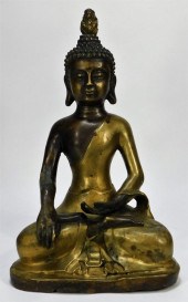BURMESE BURMA GILT BRONZE SEAT