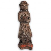 BURMESE CLAY VOTIVE IDOL FIGUR