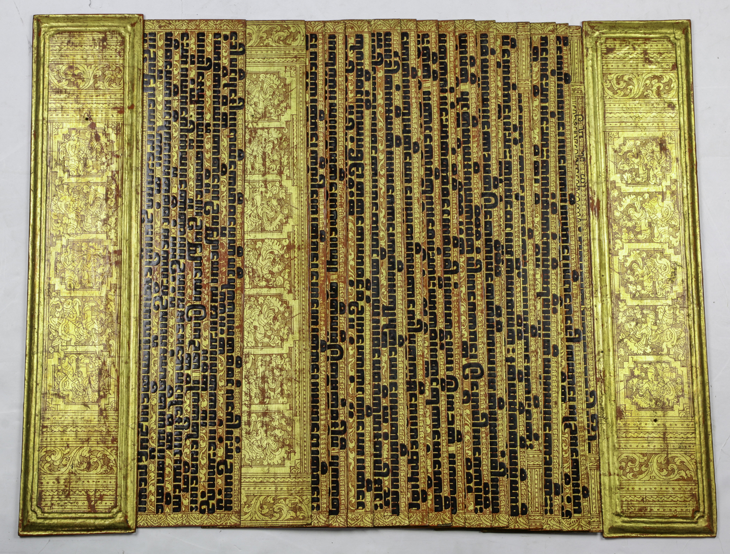 BURMESE GILT LACQUERED BUDDHIST