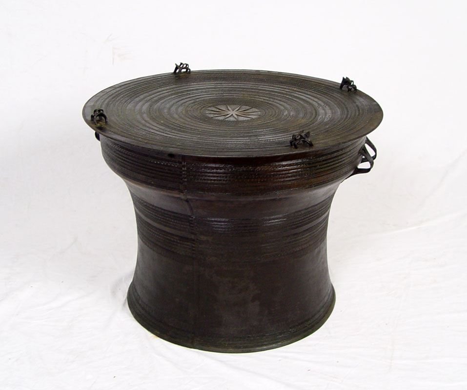 BURMESE KAREN BRONZE RAIN DRUM:
