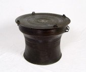 BURMESE KAREN BRONZE RAIN DRUM