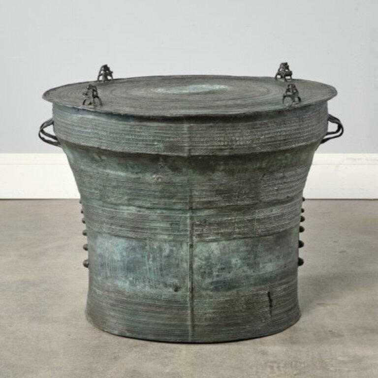 BURMESE KAREN BRONZE RAIN DRUMA