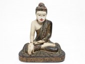 BURMESE MANNER SEATED BUDDHA P