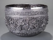 BURMESE OR THAI SILVER REPOUSS