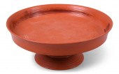 BURMESE RED LACQUER DISH D: 8