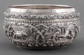 BURMESE REPOUSSE SILVER THABEI