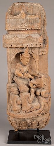 BURMESE TEMPLE CARVINGBurmese