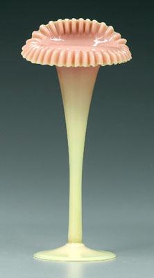 Burmese vase, glossy finish,