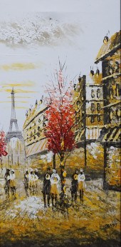 BURNET, PARISIAN CITY SCENE, A