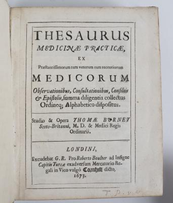 Burnet, Thomas (c 1635 - 1715,