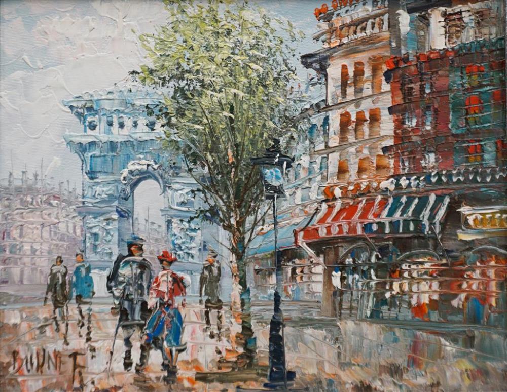 BURNETT, EUROPEAN CITY SCENE, OIL