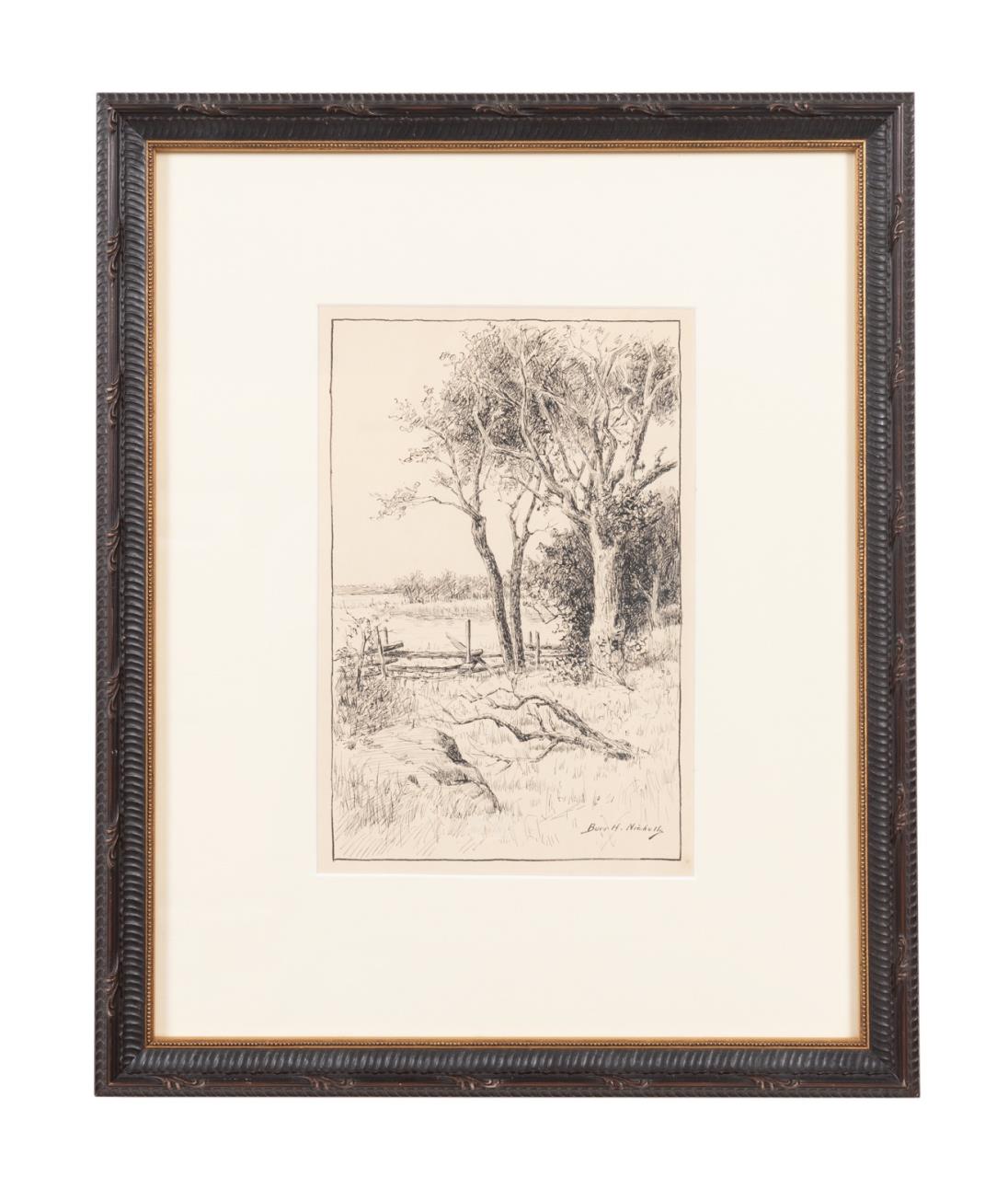 BURR H. NICHOLS 'BY THE WOODSIDE'