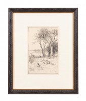 BURR H. NICHOLS 'BY THE WOODSI