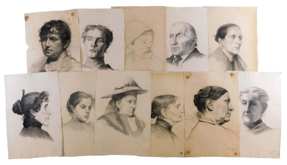 BURR SISTERS, ELEVEN UNFRAMED