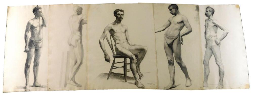 BURR SISTERS, FIVE UNFRAMED