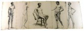 BURR SISTERS, FIVE UNFRAMED DR