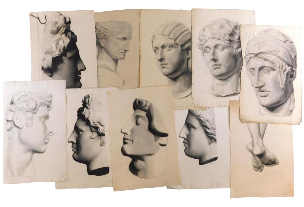 BURR SISTERS, GROUP OF TEN UNFRAMED