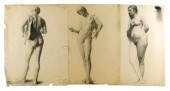 BURR SISTERS, SIX UNFRAMED CHA