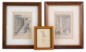 +BURR SISTERS, THREE FRAMED PE