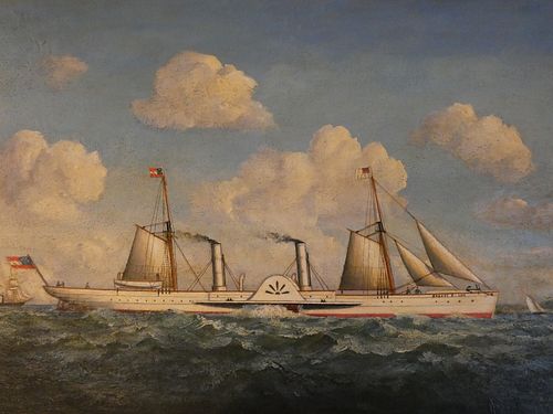 BURRELL CONFEDERATE BLOCKADE SHIP