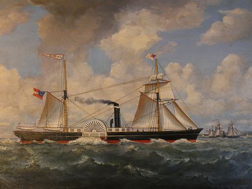 BURRELL CONFEDERATE BLOCKADE SHIP