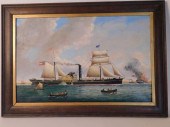 BURRELL CONFEDERATE SHIP BATTL