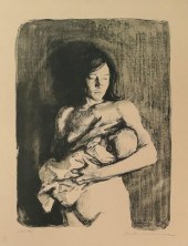 BURTON SILVERMAN ETCHING WITH