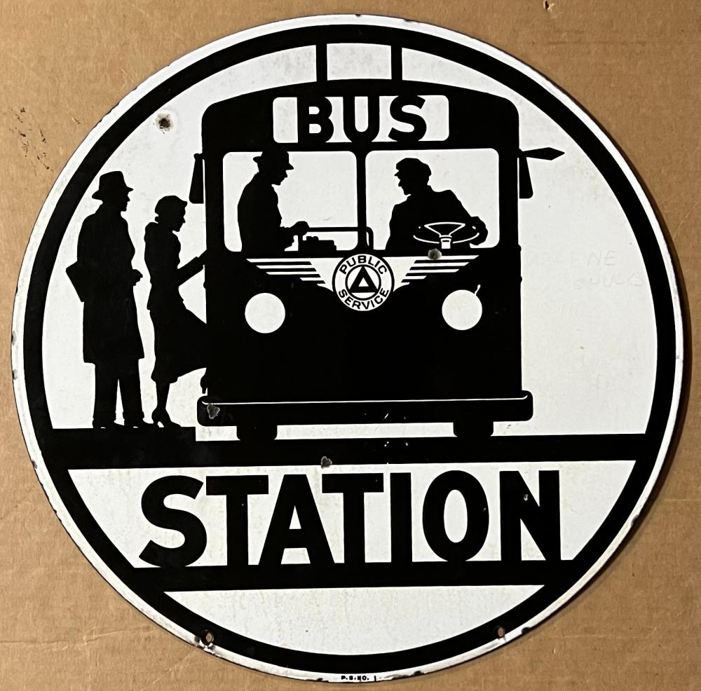 BUS STATION DOUBLE SIDED