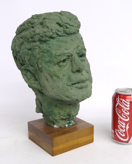 Bust of J.F.K. 12 1/2'' Ht.