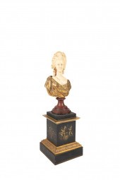 BUST OF MARIE ANTOINETTE ON ST