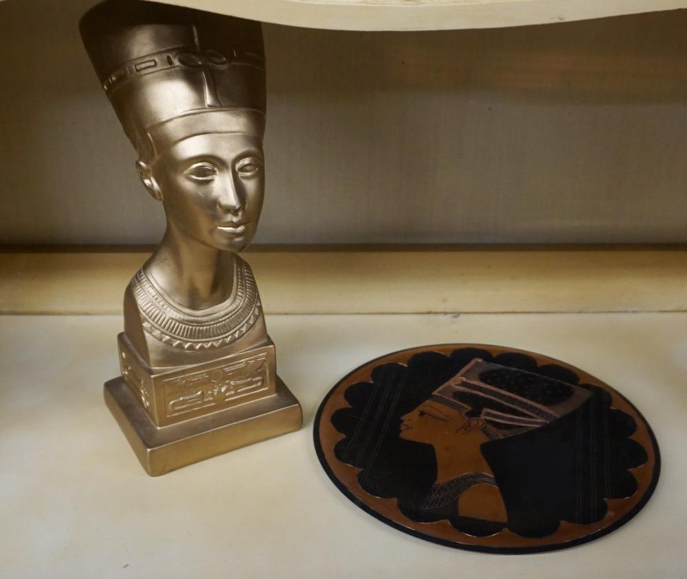 BUST OF NEFERTITI AND EGYPTIAN